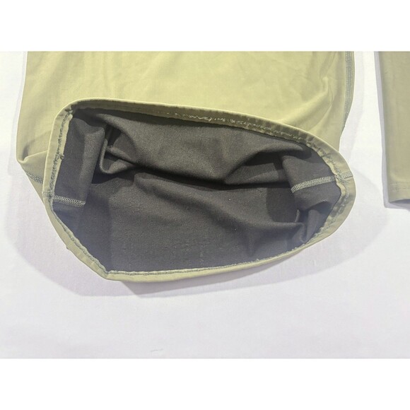 Dri-Duke Shirt Mens Olive Green Nylon Blend Moisture Control Long Sleeve Sz M - Picture 7 of 7